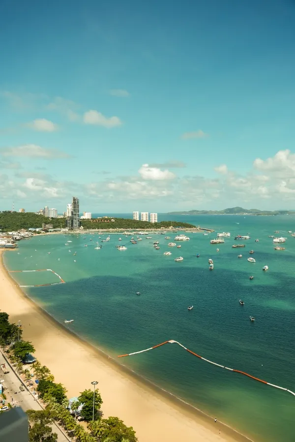 Pattaya coastline and beach