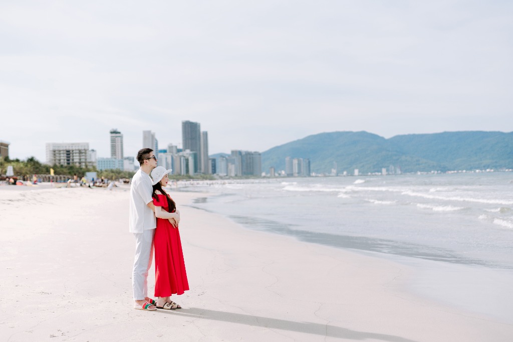 Couple on Vietnam Beach